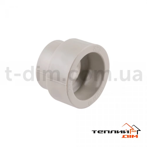 Муфта перехідна поліпропіленова 63х50 для поліпроп. труб фото 1