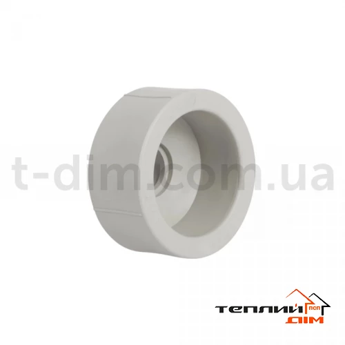 Муфта перехідна поліпропіленова 75х32 для поліпроп. труб фото 1