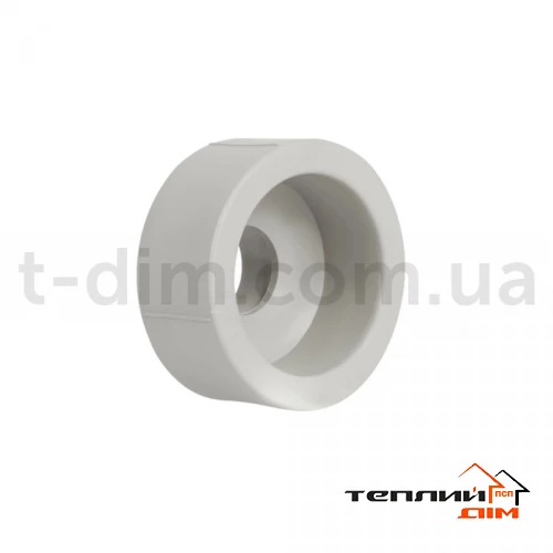 Муфта перехідна поліпропіленова 75х40 для поліпроп. труб фото 1