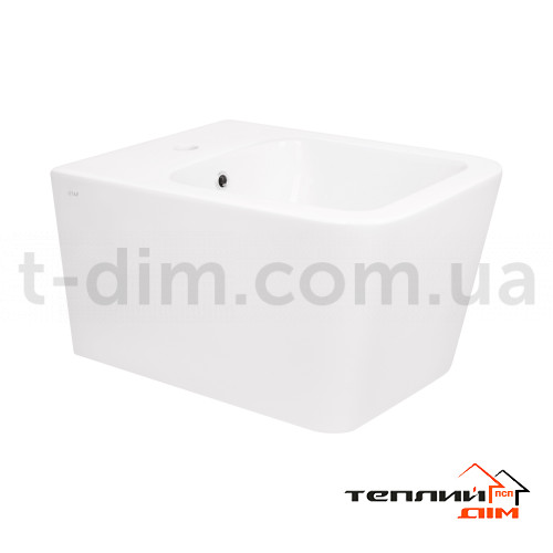 Біде підвісне Qtap Crow 485х340х290 мм White QT05555371W фото 1