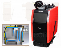 Твердопаливний котел Metal-Fach SOKOL  SDG-19 (24кВт), фото