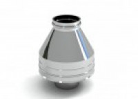 Переход из нержавеющей стали Ø 180, фото