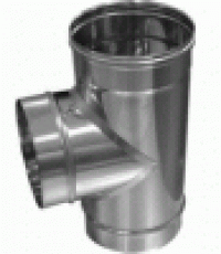 Тройник нержавеющий (45°) 0,8мм Ø 180, фото