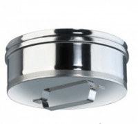 Заглушка с ручкой  нержавейка Ø 150, фото