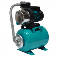 Станция 0.8кВт Hmax 39м Qmax 50л/мин (самовсас. насос нерж) 24л AquaticaLEO (775316/24), фото