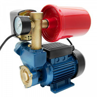 Станция 0.37кВт Hmax 35м Qmax 35л/мин вихревой насос 1л Wetron (776010), фото