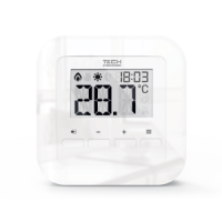 Проводной комнатный регулятор TECH R-9S, фото