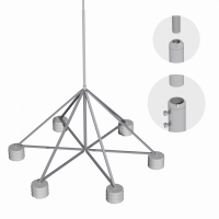 M08 Блискавкоприймач з шестиногою 12000-14000мм Al, фото
