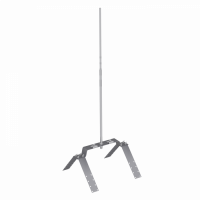 M14 Блискавкоприймач на кутовий гребінь даху 1500-3000мм Ni/Al, фото