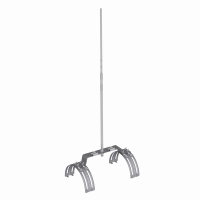 M14 Блискавкоприймач на півкруглий гребінь даху 1500-2000мм Ni/Al, фото