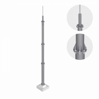 M10 Окремостоячий блискавкоприймач 9-30 метрів St/tZn, фото