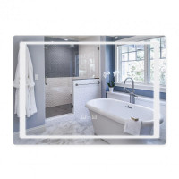 Дзеркало Qtap Mideya з антизапотіванням (DC-B902) 700х500 QT2078B902W, фото