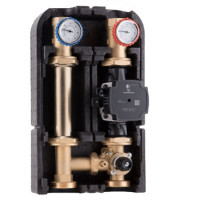 07G03200X Насосная группа 2"М-G1"1/4F с 3-ходовым смеш. клапаном Kv18 DN32, без насоса, фото