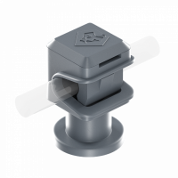 Н01/6  Тримач Сlip сірий М6 (Pa), фото