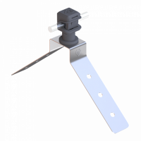 H06/1 Тримач на кутовий гребінь даху з Clip (Ni/Pa), фото