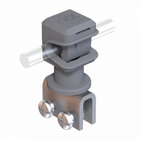 H16/2 Тримач фальцевий з Clip St/tZn/PA, фото