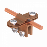 H16/14 Держатель фальцевый c FIX (Cu), фото