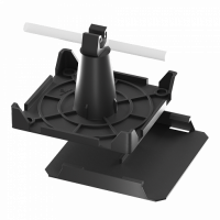 H38/1 Пластиковый держатель проволоки D8 мм на кровле (Pe), фото