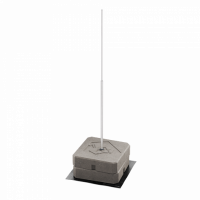 Блискавкоприймач з бетонною основою 3 м (Al), фото