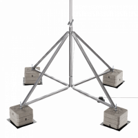 M08 Блискавкоприймач з чотириногою 9000-11000мм Аl, фото