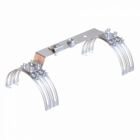 Блискавкоприймач на півкруглий гребінь даху 1,5 - 2 м (Ni/Al), фото