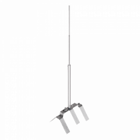 Блискавкоприймач на кутовий гребінь даху 3 м (Ni/Al), фото