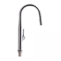 Змішувач для кухні з висувним виливом Qtap Anicka 9136103UC, фото