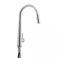 Змішувач для кухні з висувним виливом Qtap Evicka 9135103UC, фото