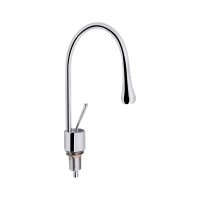 Змішувач для раковини Virgo з поворотним виливом QTVIR1066103K Gunmetal Black PVD Qtap, фото