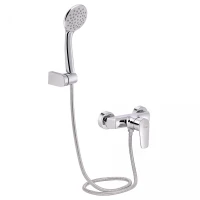 Змішувач для душу Tenso (з душовим гарнітуром) QTTENCRM010 Chrome Qtap, фото