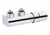 Danfoss Двоточковий приєднувальний елемент VHX-DUO, RAX, кутовий (013G4279), фото