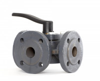 Danfoss Поворотний 3х-ход. клапан HFE3 DN40  PN6, kvs 44 чугунный (065Z0431), фото