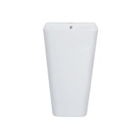Раковина для підлоги моноблок Qtap Tern 440х380х830mm White з донним клапаном QT1711G302W, фото