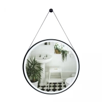 Дзеркало Qtap Robin R600 Black з LED-підсвічуванням QT13786502B, фото