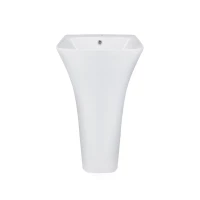 Раковина для підлоги Qtap Crow з донним клапаном QT0511G315W, фото