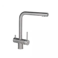 Змішувач для кухн Lidz Ariaі 24F-SFS, F-подібний з використанням фільтрованої води (k35), фото