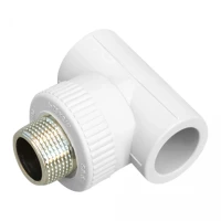 Тройник PPR Blue Ocean 25х1/2"х25 НР, фото