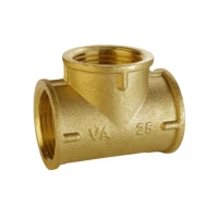 SD Тройник 1"В х 1"В х 1"В (желт.) SD41125, фото