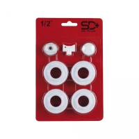 Комплект д/ал. радіатор.(маєвськ., заглушка, футорка 1"з х1/2"в 4 шт.) SD11115 SD Plus, фото