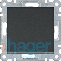 Выключатель 1-полюсный Lumina, черный, 10АХ/230В, фото