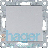 Выключатель универсальный Lumina, серебряный, 10АХ/230В, фото