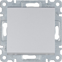 Выключатель 2-полюсный Lumina, серебряный, 10АХ/230В, фото