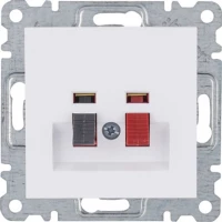 Розетка акустическая Lumina-2, белая WL3310, фото