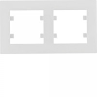 Рамка 2X горизонтальная, Lumina-Intens, белая, фото