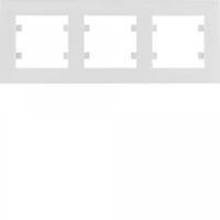 Рамка 3X горизонтальная, Lumina-Intens, белая, фото