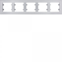 Рамка 5X горизонтальная, Lumina-Intens, серебряная, черная, фото