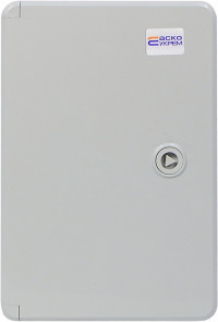 Корпус из АБС-пластика, ударопрочный, с монтажной панелью, непрозрачная дверца, 20*30*13, IP65 серии UBox, фото