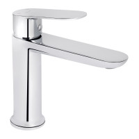 Змішувач для раковини низький Evia, Chrome (k30) QTEVI2701CRM47576 Qtap, фото