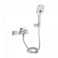 Змішувач для ванни Tern, Chrome (k30) з душовим гарнітуром QTTER259CRM47586 Qtap, фото