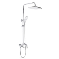 Душова система універсальна Tern, Chrome (k30) на три споживача (з виливом) QTTER1112CRM47592 Qtap, фото